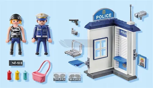 PLAYMOBIL ACTION HEROES 71733 Policyjny pokój przesłuchań, dla dzieci +4