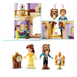 LEGO Disney 43289 Zaczarowany zamek Pięknej i Bestii, zestaw klocków 5+