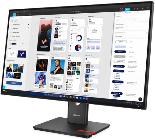 Monitor LENOVO ThinkVision T32UD-40 31.5" 3840x2160px IPS 4 ms [GTG]