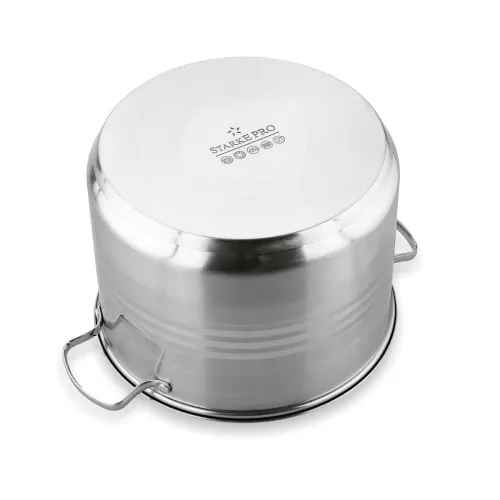 Garnek wysoki ze stali nierdzewnej z pokrywką Starke Pro Barcelo 15 l