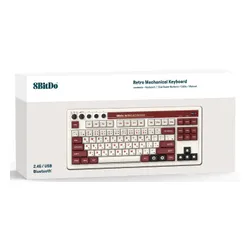 Klawiatura mechaniczna 8BitDo Mechanical Keyboard Fami Edition Kailh Box Brown V2 Brązowy