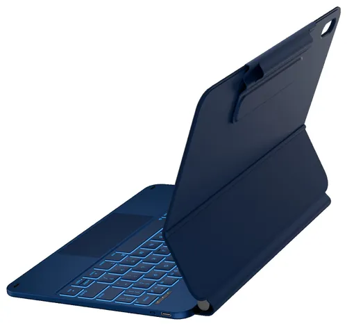 Etui na iPad TYPECASE Edge Błękitny pacyfik Klawiatura