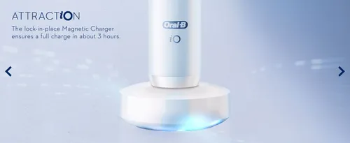 Oral - B магнитная зубная щетка iO Series 7 White Alabaster