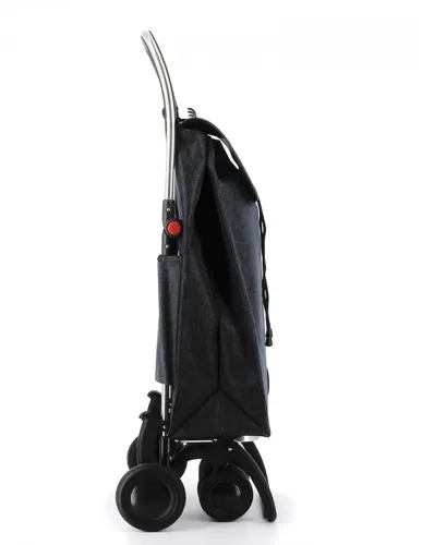 Coș de cumpărături Rolser I-MAX TWEED Folding-black