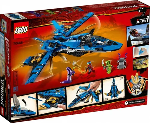 Конструктор Lego Ninjago штормовой истребитель Джея (70668)