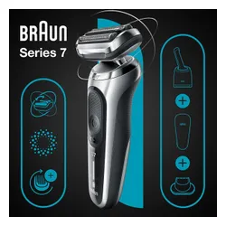 Golarka BRAUN Seria 7 71-S7200CC Na mokro i sucho