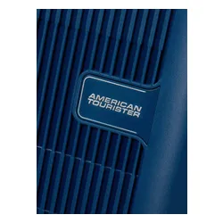 Walizka mała poszerzana American Tourister AeroStep - navy blue