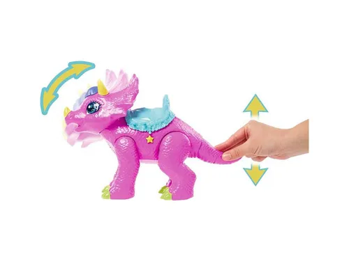 Mattel Mağarası Kulübü Tella + Müzikal Dinozor Partyceratops