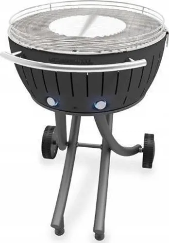 LotusGrill kömür bahçe ızgarası XXL 58cm x 58cm Gri + kömür