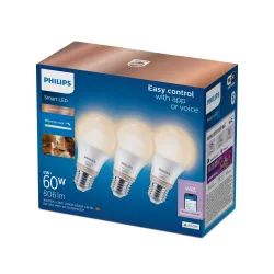 Żarówka LED Philips E27 8W 806lm 3szt.