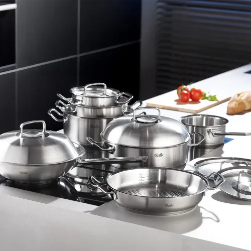 FISSLER Original Profi Collection 4,6 l - garnek ze stali nierdzewnej z pokrywką