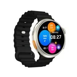 Smartwatch Yaxo OXNARD Titanium 51mm GPS Czarny