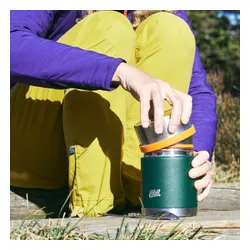 Termos na żywność Esbit Sculptor Stainless Steel Food Jug 750 ml forest green