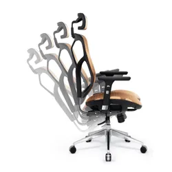 Fotel DIABLO CHAIRS V-Basic Czarno-pomarańczowy