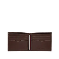 Большой мужской кошелек Tommy Hilfiger Th Central Mini CC Wallet Am0am11854 Dark Chestnut GT8