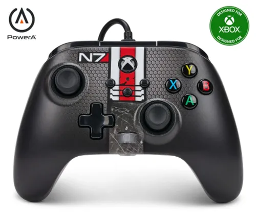 Pad PowerA Enhanced Mass Effect N7 do Xbox Series X/S, Xbox One, PC Przewodowy