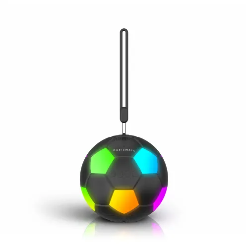 Głośnik Bluetooth Musicmate MM-SB40-B FootballWave LED 5W Czarny