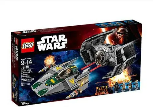 Конструктор Lego Star Wars Tie Advanced против истребителя A-Wing (75150)