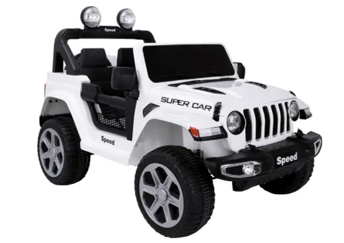 Samochód Na Akumulator Auto Dla Dziecka Jeep Speed 4X4 Eva Pilot Skóra