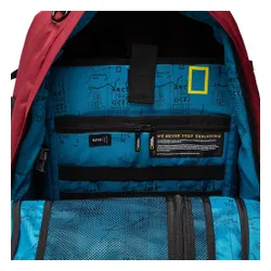National Geographic 3 Moduri Rucsac M N20907. 35 roșu 35