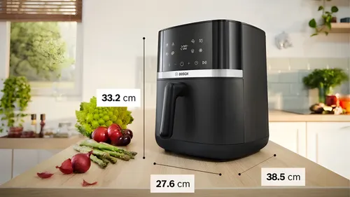 Air Fryer Frytkownica beztłuszczowa BOSCH Serie 4 MAF462B1 z dwoma grzałkami 7 automatycznymi programami
