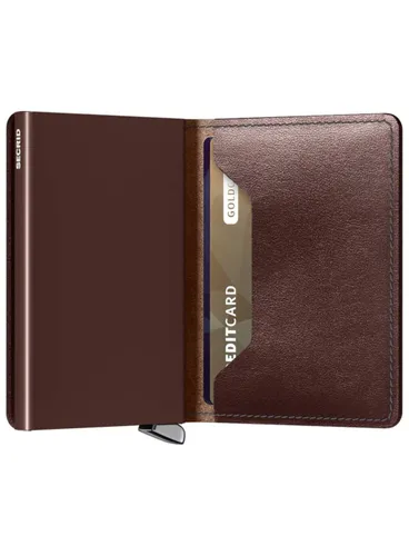 Portfel kieszonkowy Secrid Premium Slimwallet Dusk - dark brown