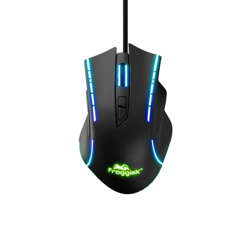 Myszka gamingowa FroggieX Cyclone-X Czarny