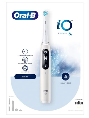 Szczoteczka magnetyczna ORAL-B iO 6 Biały