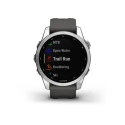 Smartwatch Garmin Fenix 7S srebrny z grafitowym paskiem (010-02539-01)