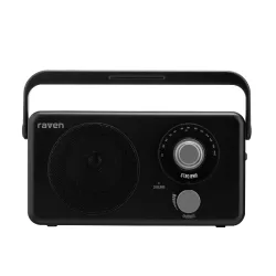 Radioodbiornik Raven ERADP003 Radio FM Czarny