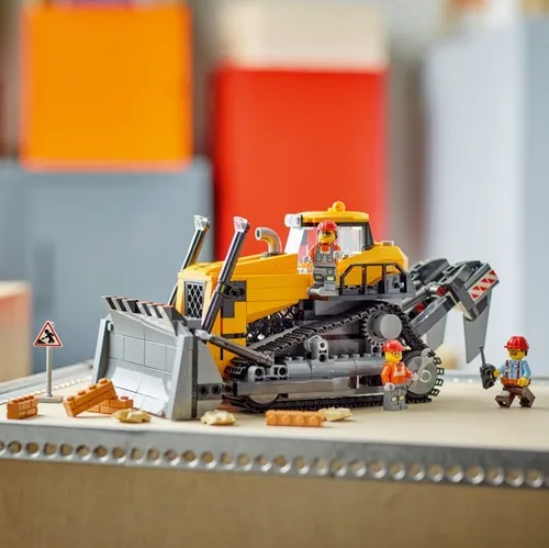 LEGO Klocki City 60466 Żółty buldożer z ładowarką