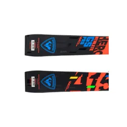 Narty gigantowe sportowe dziecięce ROSSIGNOL ATHLETE GS PRO + wiązanie LOOK NX7 z GRIP WALK - Długość (cm) - 158