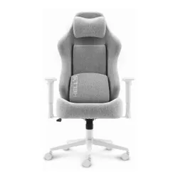 Fotel gamingowy HELL'S CHAIR HC 1009 Biało-szary