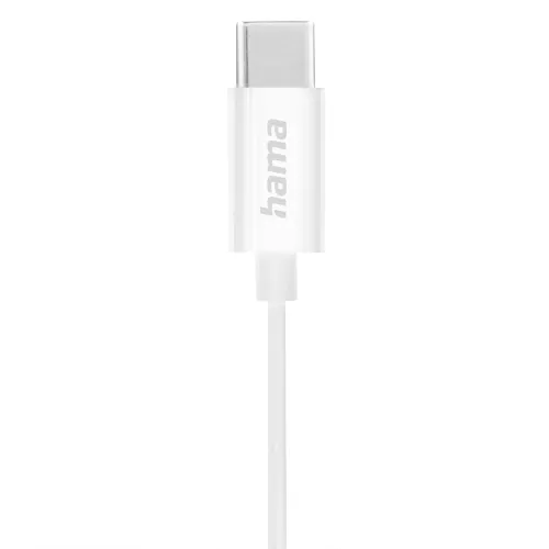 Słuchawki przewodowe Hama Season II Douszne USB-C Biały