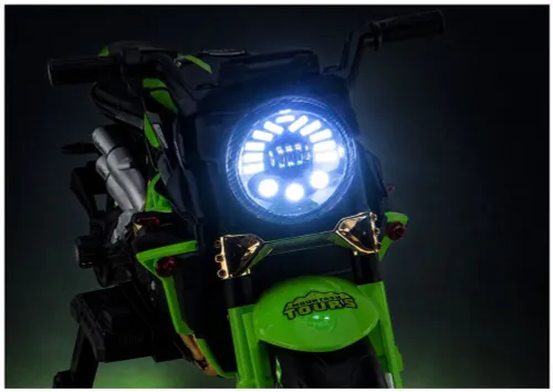 Motor Na Akumulator Dla Dziecka Xw-07 Podświetlane Koła LED Eva Skóra Radio