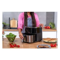 Air Fryer Frytkownica beztłuszczowa GÖTZE & JENSEN AF600X 6l z okienkiem do obserwacji postępów gotowania