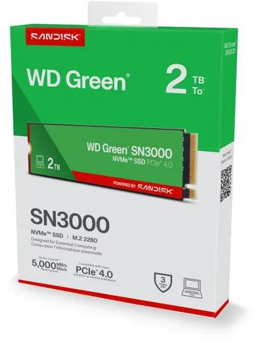 Dysk SANDISK WD Green SN3000 2TB SSD