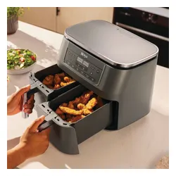 Air fryer Frytkownica beztłuszczowa NINJA Dual Zone DZ300EU 7,6 l Szary