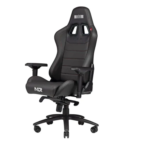 Fotel Next Level Racing NLR-G002 Pro Gaming Chair Leather Edition Gamingowy do 140kg Skóra naturalna Czarny