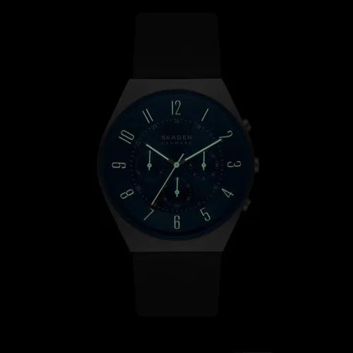 Skagen Grenen Kronograf Saat Skw6820 Gümüş / Siyah