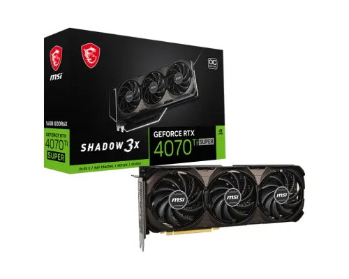 Karta graficzna MSI GeForce RTX 4070 Ti Super 16G SHADOW 3X OC 16GB GDDR6X 256bit DLSS 3