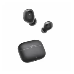 Słuchawki bezprzewodowe Hama Freedom Buddy II TWS Dokanałowe Bluetooth 5.4 Czarny