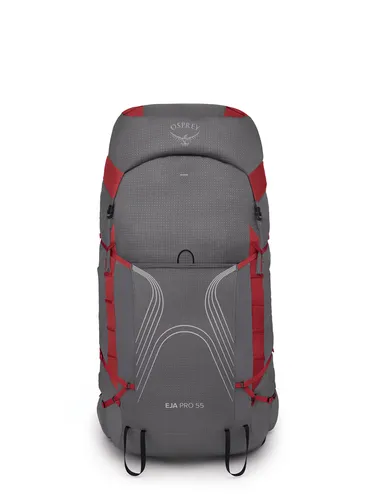 Plecak trekkingowy damski Osprey Eja Pro 55 - dale grey/poinsettia red