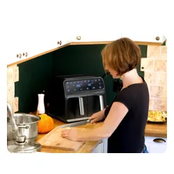 Air Fryer Frytkownica beztłuszczowa BERDSEN BD-653 8l z podwójnym koszem