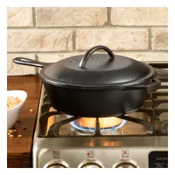 LODGE Cast Iron 26 cm - patelnia żeliwna z pokrywką