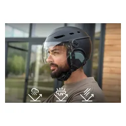 Kask rowerowy T'NB UMHELMVSL Czarny (Rozmiar L)