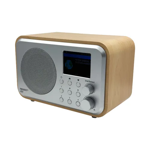 Radioodbiornik Ferguson i101 Radio FM DAB+ Internetowe Bluetooth Srebrno-brązowy