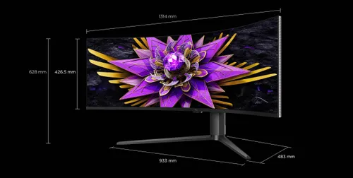 Monitor TCL 57R94 57" 7680x2160px 120Hz 1 ms [GTG] Curved