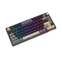 Klawiatura mechaniczna Royal Kludge RK-R75 Phantom Silver Switch Czarno-Szary