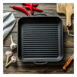 Patelnia grillowa żeliwna MAYSTERNYA IRON 35 x 35 cm
